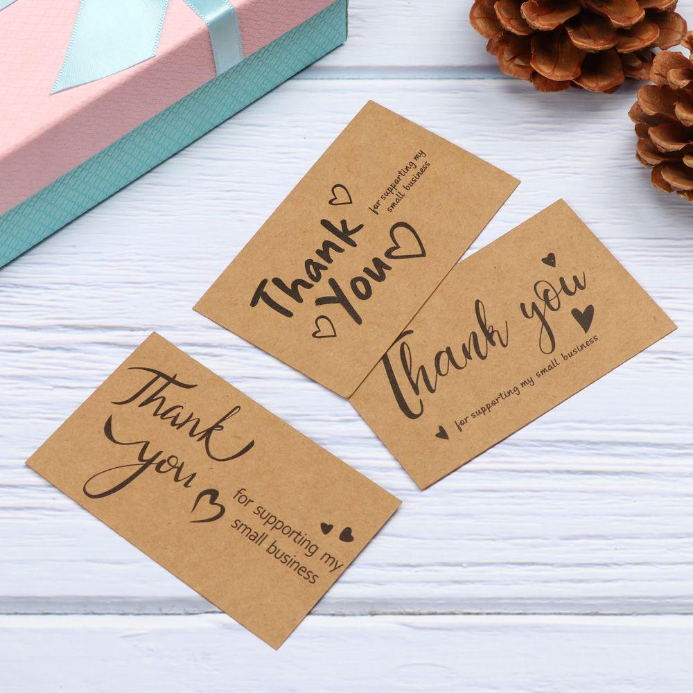 Set 30 Tấm Thiệp &quot;Thank You&quot; DIY