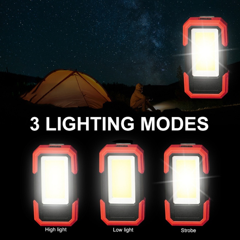 Đèn pin LED COB đế nam châm đa năng tùy chọn màu sắc