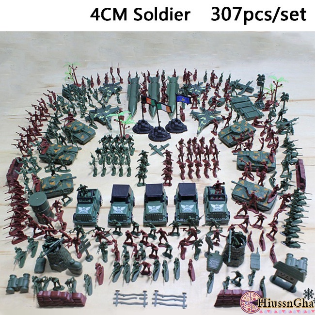 Set 307 Mô Hình Người Lính Bằng Nhựa 5i