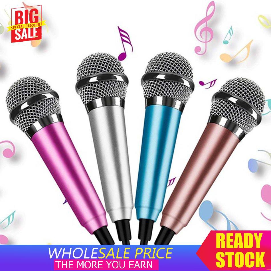 Micro mini hát Karaoke trên điện thoại kèm tai nghe