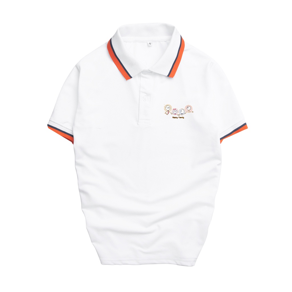 Áo thun polo gia đình cao cấp La'house Uniform - happy family