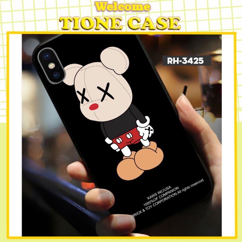 Ốp lưng iphone gấu đen trắng 6/6plus/6s/6splus/7/7plus/8/8plus/x/xr/xs/11/12/13/pro/max/plus/promax.TIONECASE