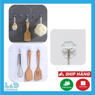 Combo 10 móc treo đồ dán tường siêu dính siêu chịu lực