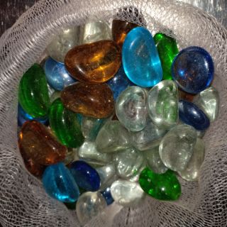 Sỏi thủy tinh nhỏ đủ màu