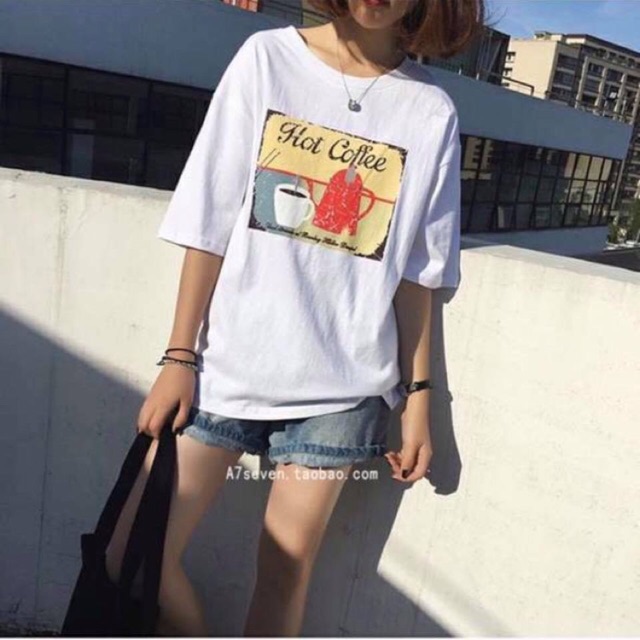 ÁO THUN TAY LỠ COTTON