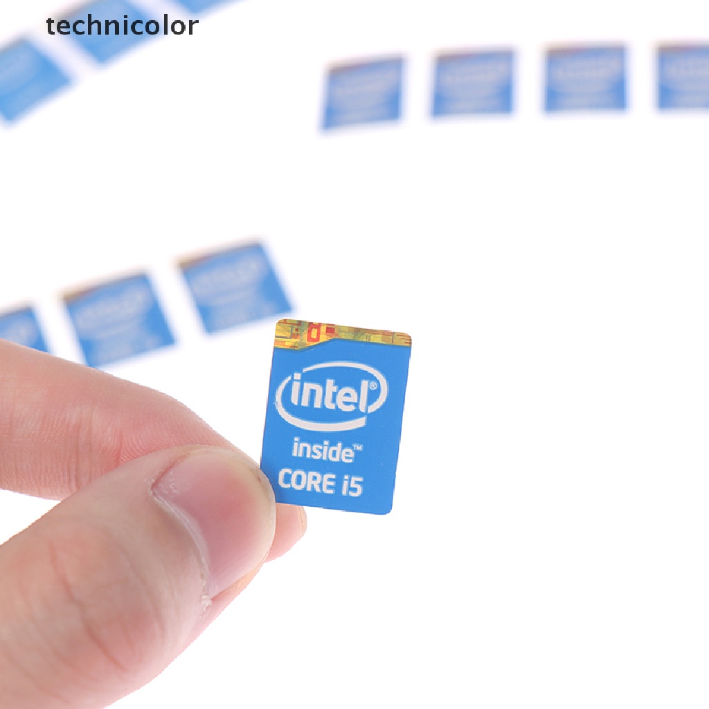Set 5 Sticker Dán Trang Trí Sổ Tay Intel Core I3 I5 I7 Thế Hệ 4