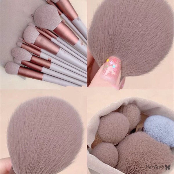 Bộ Cọ Trang Điểm Siêu Mềm Dùng Cho Kem Nền/Mắt/Phấn Mắt/Xương Mặt