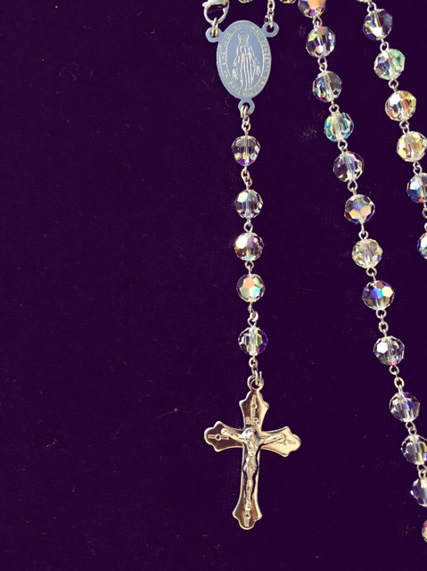 Chuỗi 50 kinh Phale Áo swarovski 6 ly tròn