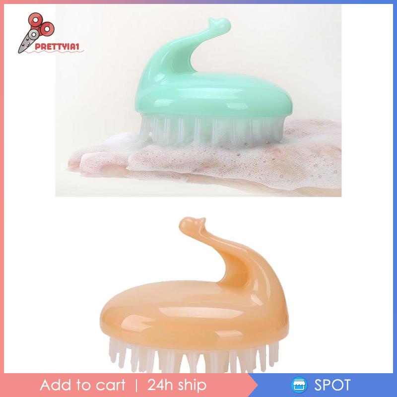 Lược Chải Tóc Massage Da Đầu Khô Và Ướt Prettyia1 Màu Xanh Lá Cho Nữ