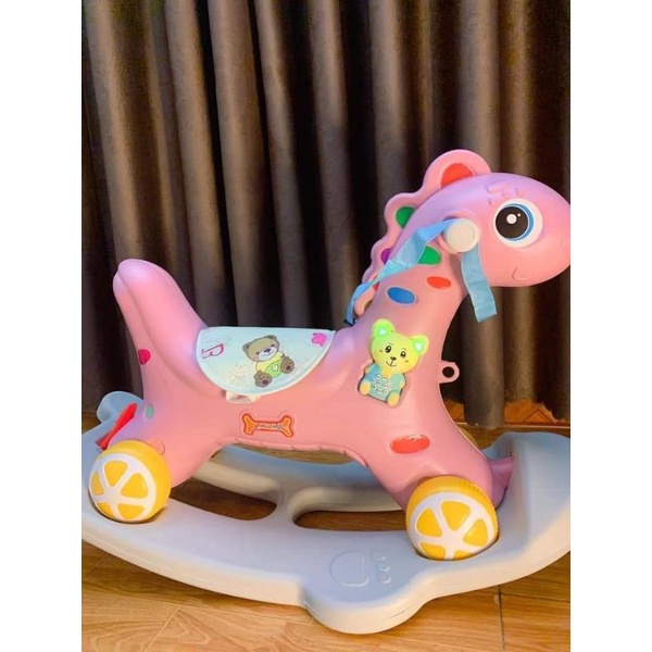 NGỰA BẬP BÊNH 3in1 cho bé