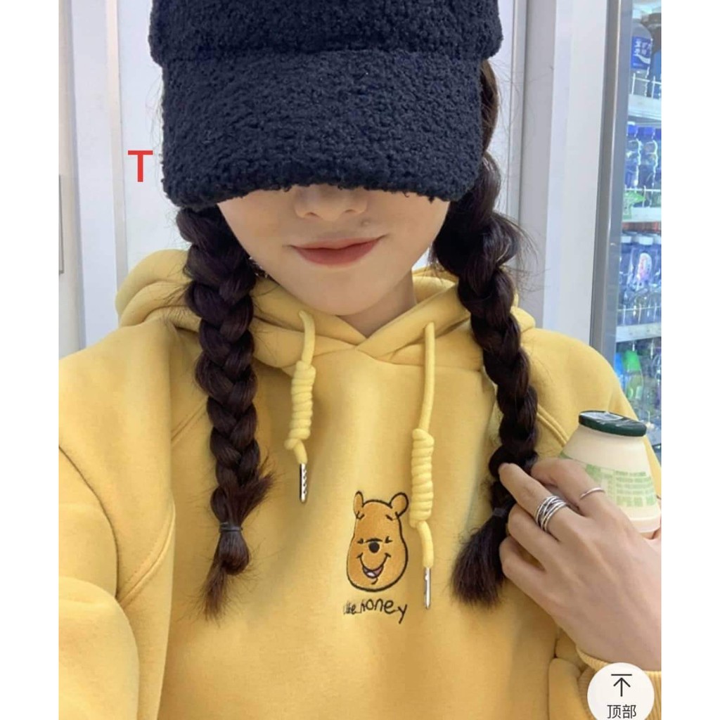 Áo hoodie mặt gấu Honey DTR1119
