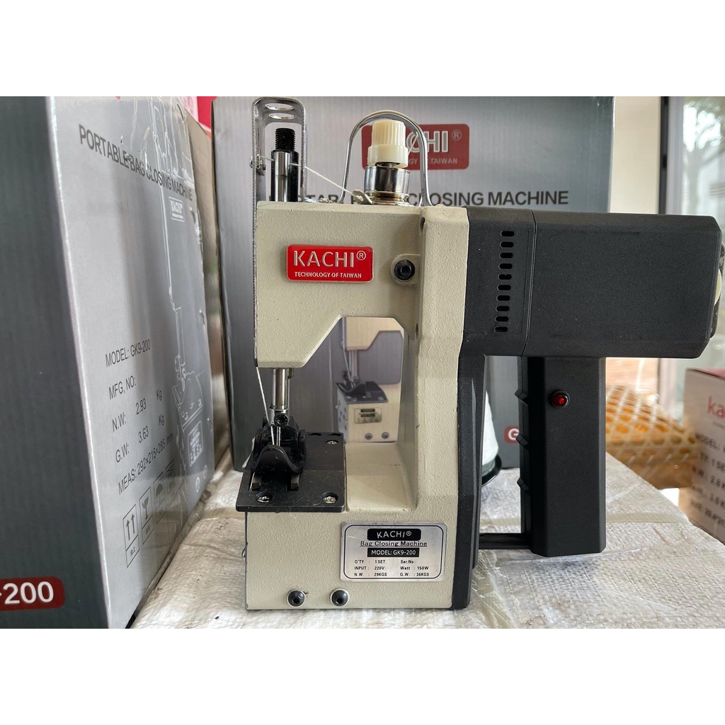 Máy May Bao Cầm Tay Kachi KC9-200 (Kem)
