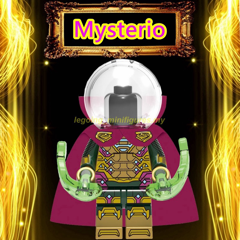 Đồ chơi Lego mini hình Spiderman Mysterio Marvel sành điệu