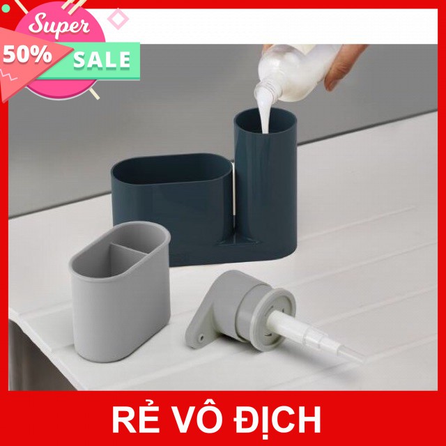 [Hot]-Hộp đựng nước rửa chén 3 in 1 đa năng