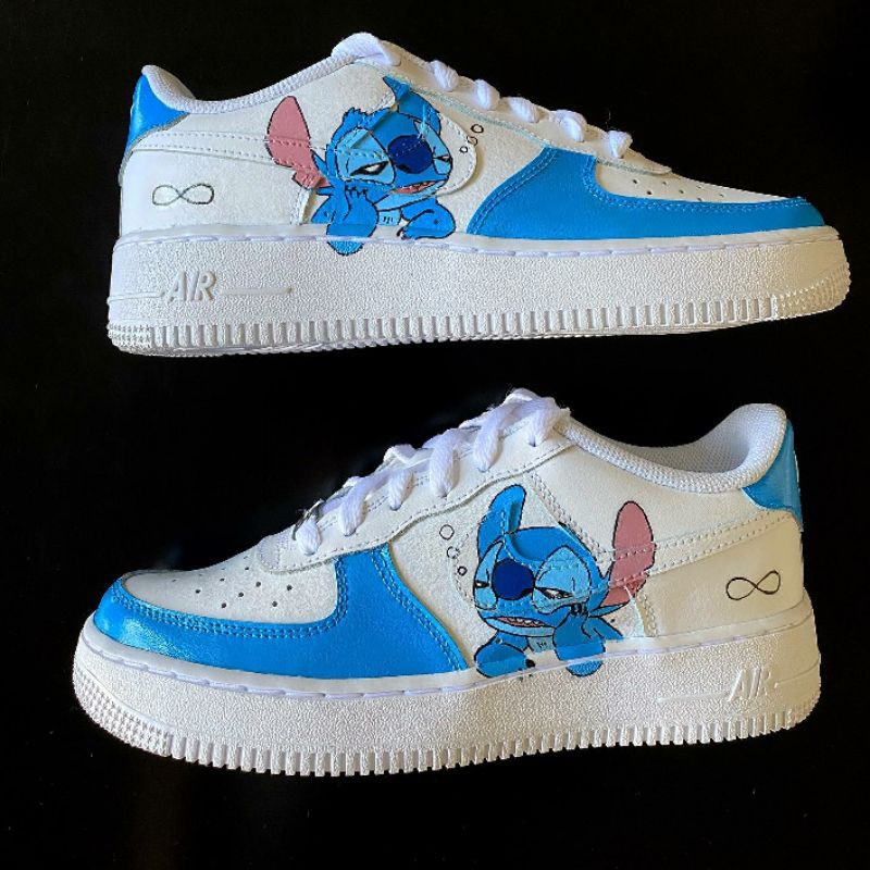 Giày af1 custom stich siêu dễ thương hàng 1:1 NAM NỮ FULL BOX