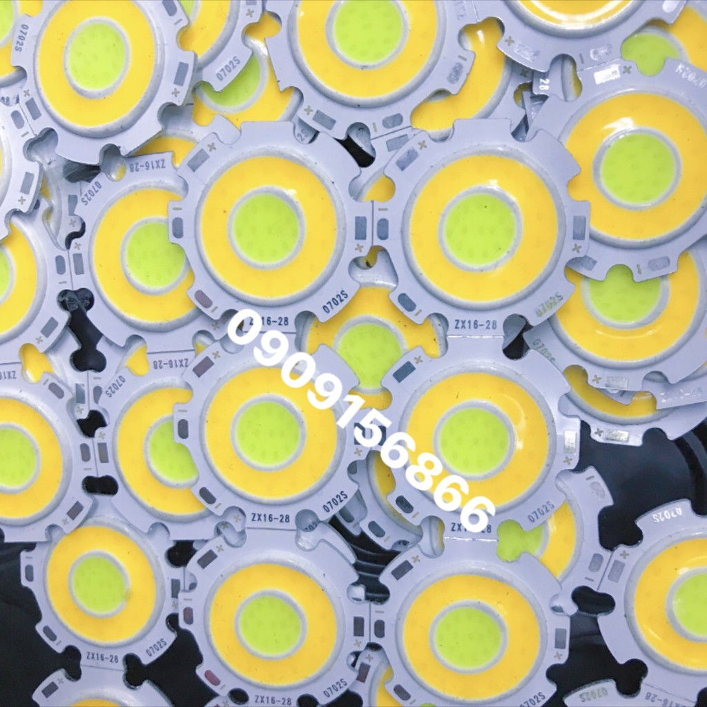 Chip led cob 3 màu 7w