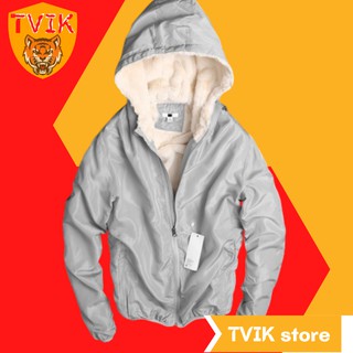 Áo khoác gió lót lông Tvik mặc siêu ấm chống nước nhẹ đủ size cho nam và nữ