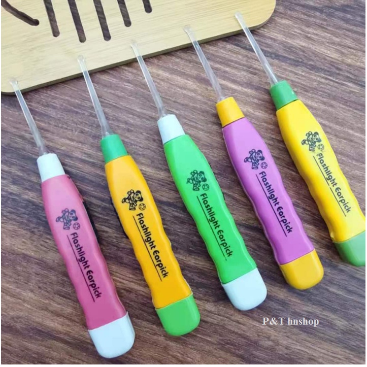 Lấy Ráy Tai 5 in 1 - Có Đèn Led Sáng Có Hộp Đựng Đầu Thay Thế