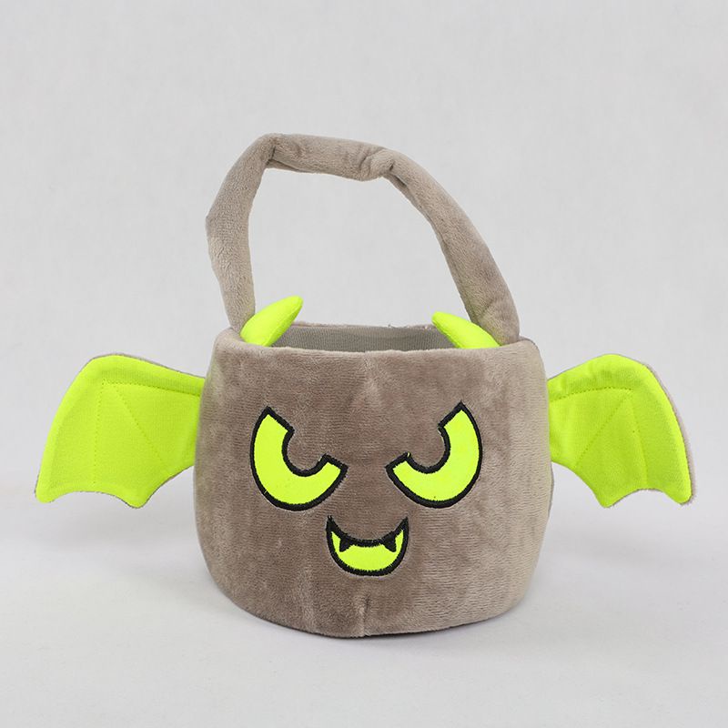 lovely Halloween Funny Candy Ryan Leeah Dylan Pumpkin Basket Bag Plush Toy Bat Kid Gift