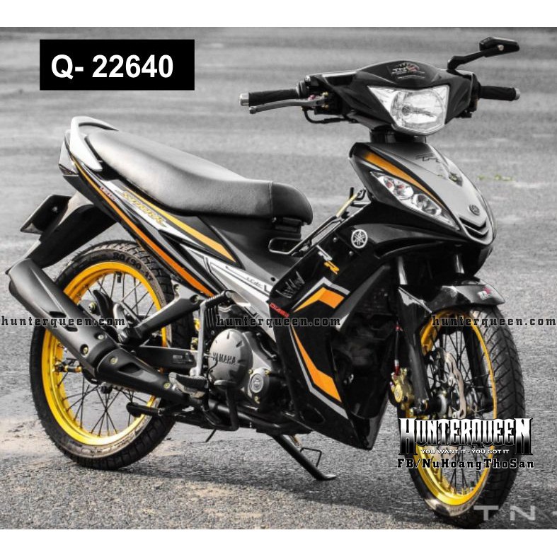 Tổng hợp tem rời xe Ex 135 2006 –  Tem chế Spark RR – Tem xe Exciter 2009 đẹp, bền màu
