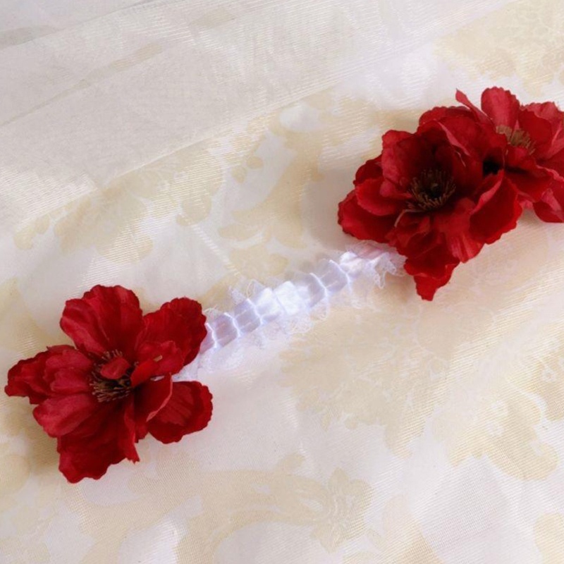 Băng Đô Ren Hoa Phong Cách Lolita Xinh Xắn Cho Nữ