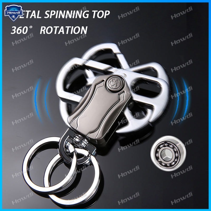 Móc Khóa Kiêm Đồ Khui Nắp Chai Đa Năng Hình Con Xoay Sáng Tạo