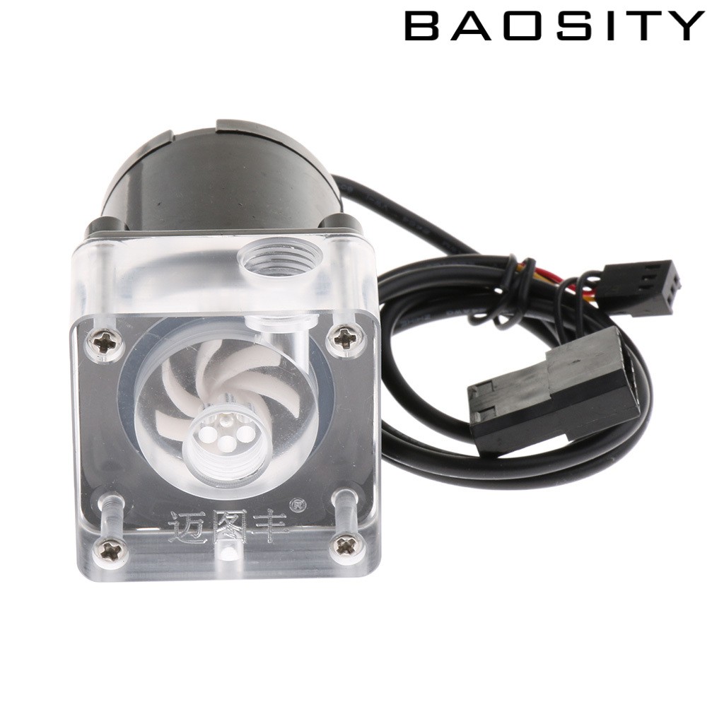 Máy Bơm Nước Làm Mát Siêu Êm DC 12V G1 / 4 Cho CPU Máy Tính Để Bàn