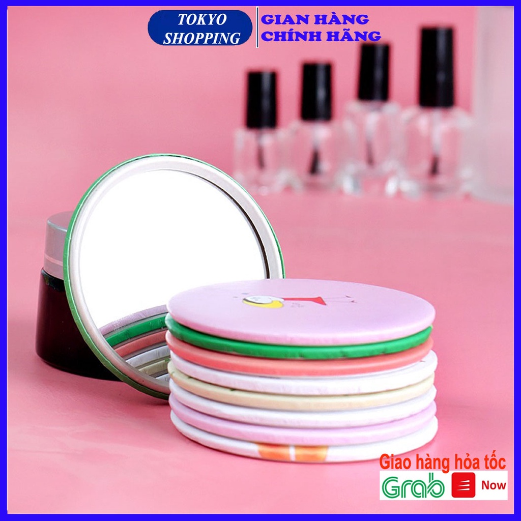 Gương trang điểm bỏ túi loại mini, gương cầm tay nhỏ xinh xinh