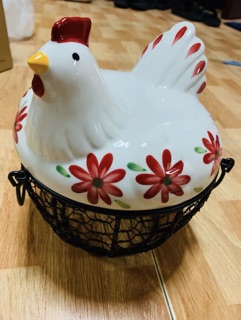 (Có sẵn )Rổ gà đựng trứng gà decor
