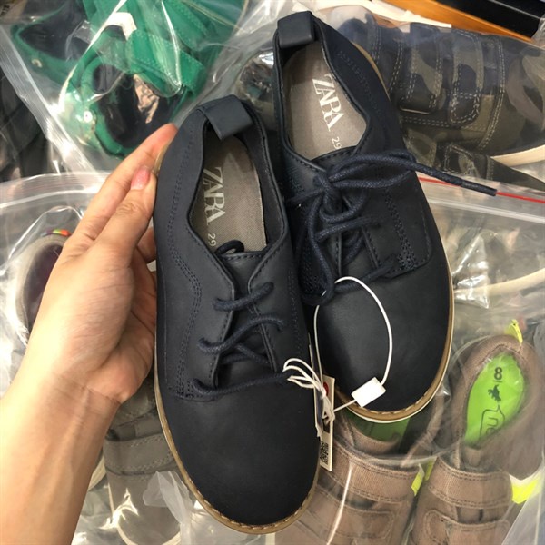 Giày bata xuất xịn Zara - Da xanh dương