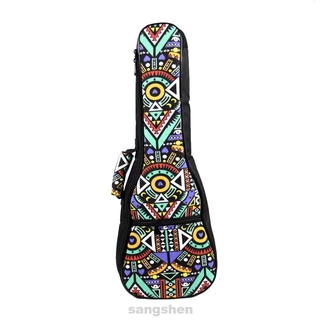 Carrying Protective Zipper Closure Double Strap Ukulele Bag