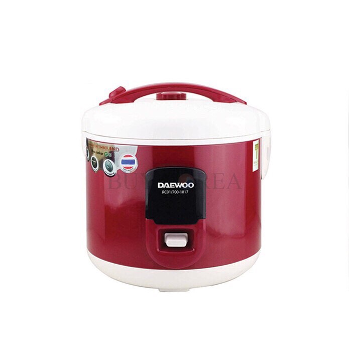 HN Nồi cơm điện chính hãng Daewoo RC01/700-1817, 1,8 lít, sản xuất tại Thái Lan, bảo hành 12 tháng trên Toàn Quốc