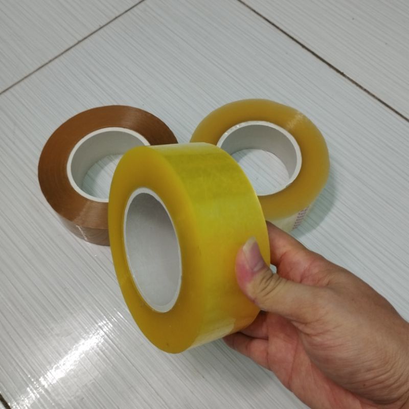 Băng dính 0.5kg lõi nhựa siêu mỏng