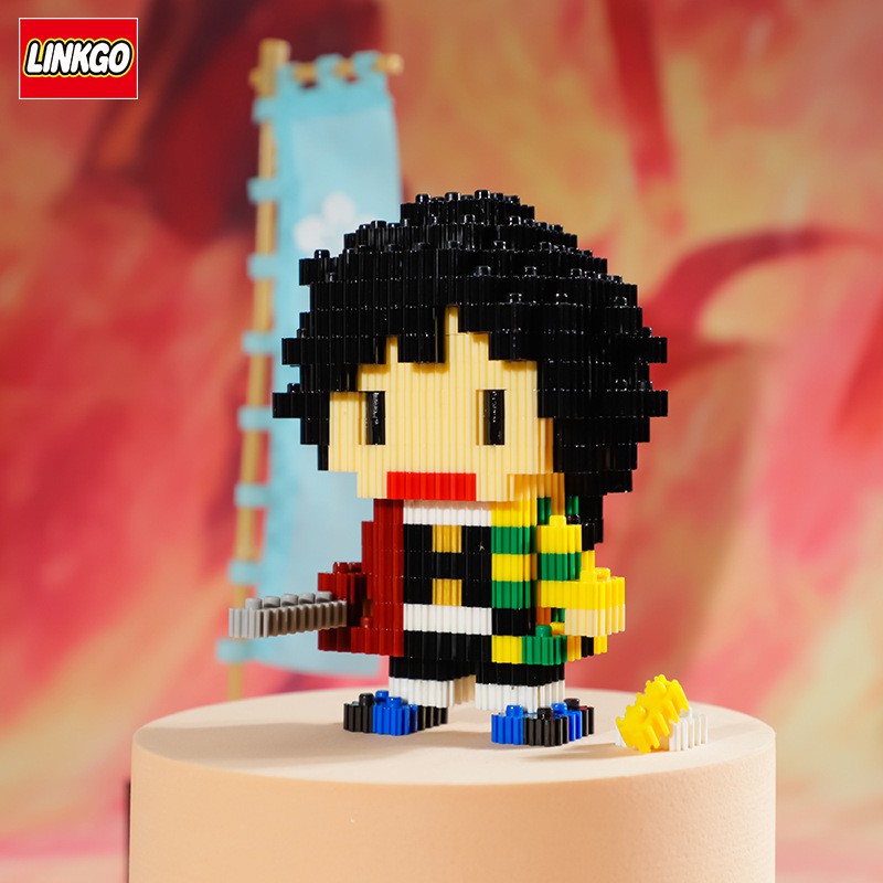 Đồ chơi lắp ráp Kimetsu no Yaiba - Mô hình Nhân vật Thanh gươm diệt quỷ (15 mẫu) Linkgo Dunno Nanoblocks