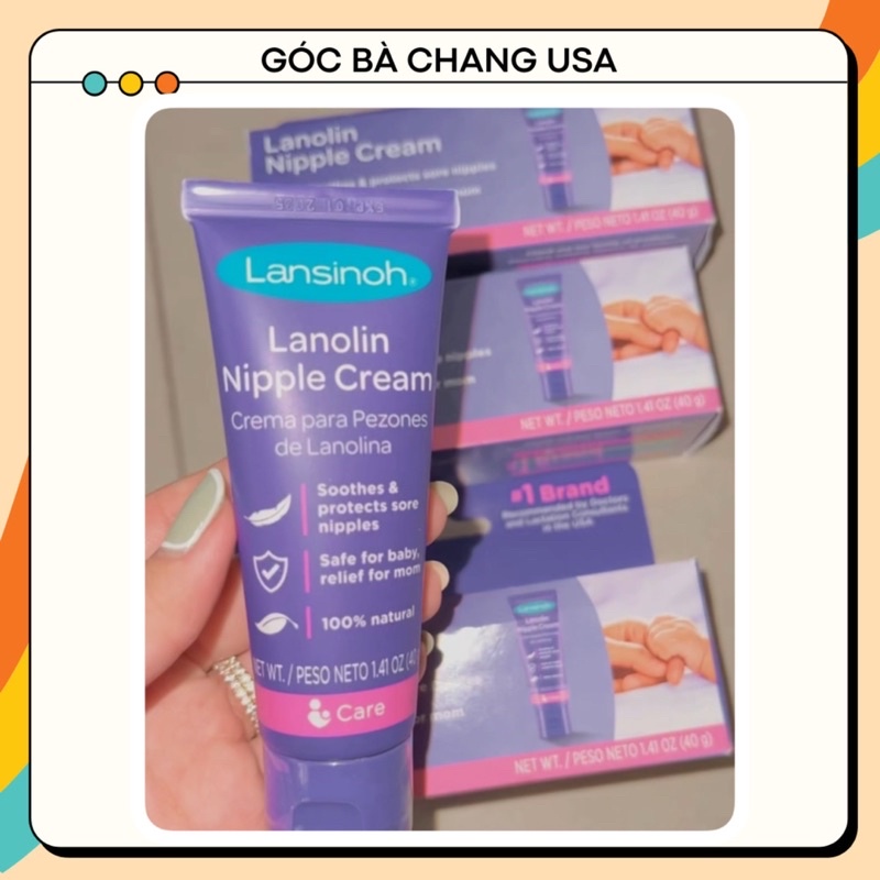 Kem Bôi Nứt Đầu Ti Lansinoh HPA Lanolin