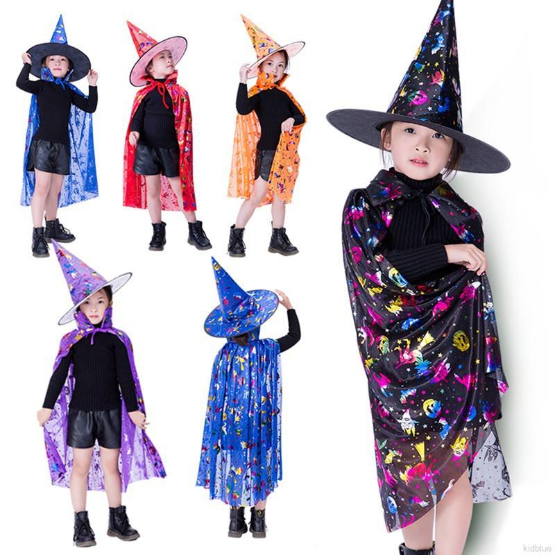 Đầm Hoá Trang Phù Thủy Halloween Phong Cách Hàn Quốc Cho Bé