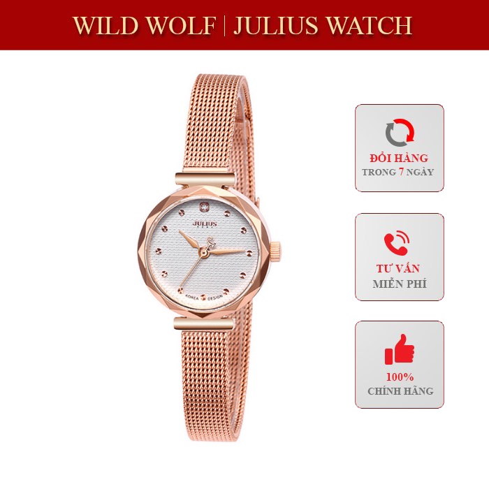 Đồng hồ nữ Julius Hàn Quốc JA-829A dây thumbnail