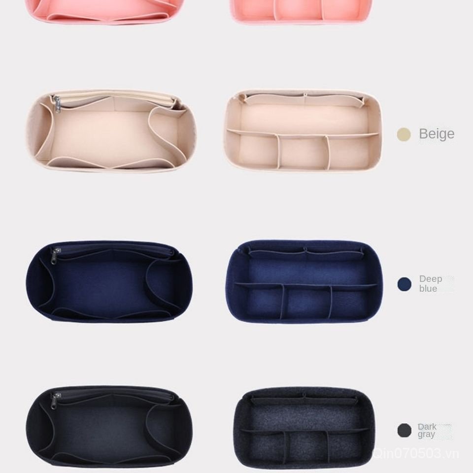 Túi lót nhiều ngăn lớn vừa và nhỏ siêu nhẹ cho túi xách có tay cầm
