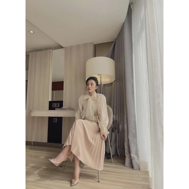 [Mã WASKT304 giảm 15% tối đa 30K đơn 99K] ÁO SƠ MI VOAN ÓNG CỔ NƠ NỮ CỰC HOT SM40 | BigBuy360 - bigbuy360.vn