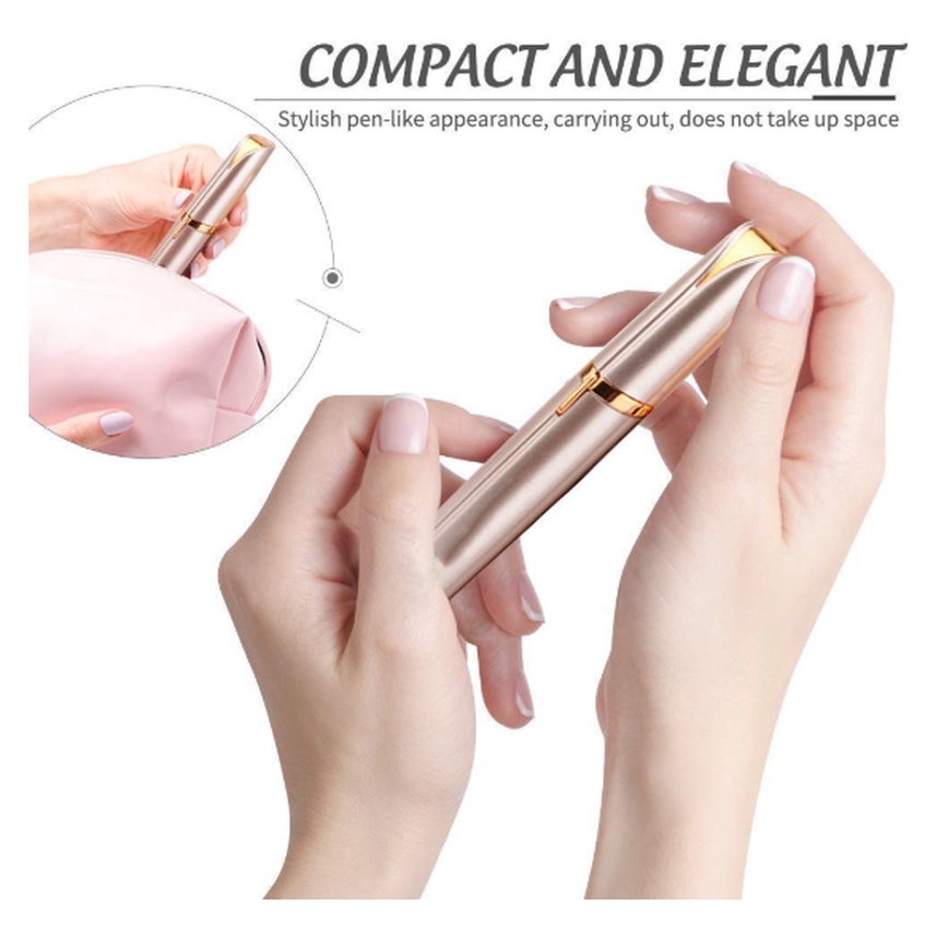 Máy Tỉa Lông Mày Không Đau Sạc USB Tiện Dụng Cho Nam Và Nữ