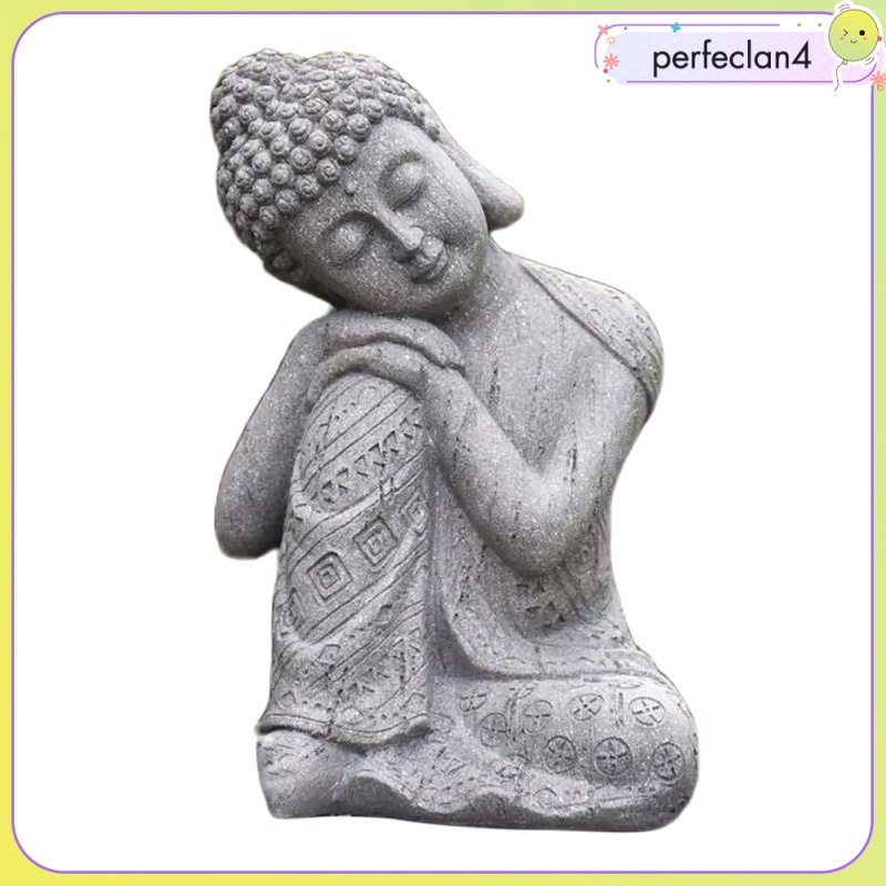 Mô Hình Tượng Phật Bằng Nhựa Resin Để Bàn Trang Trí Sân Vườn 4