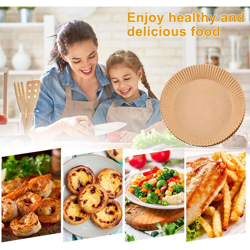 Set 50 Giấy Lót Thấm Dầu Chuyên Dụng Cho Nồi Chiên Không Dầu