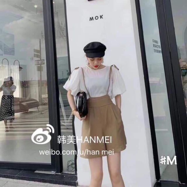 giá #100k, 2 màu da và vàng, chất kate, mặc thoải mái,mát mẻ, đi chơi dạo phố đều được