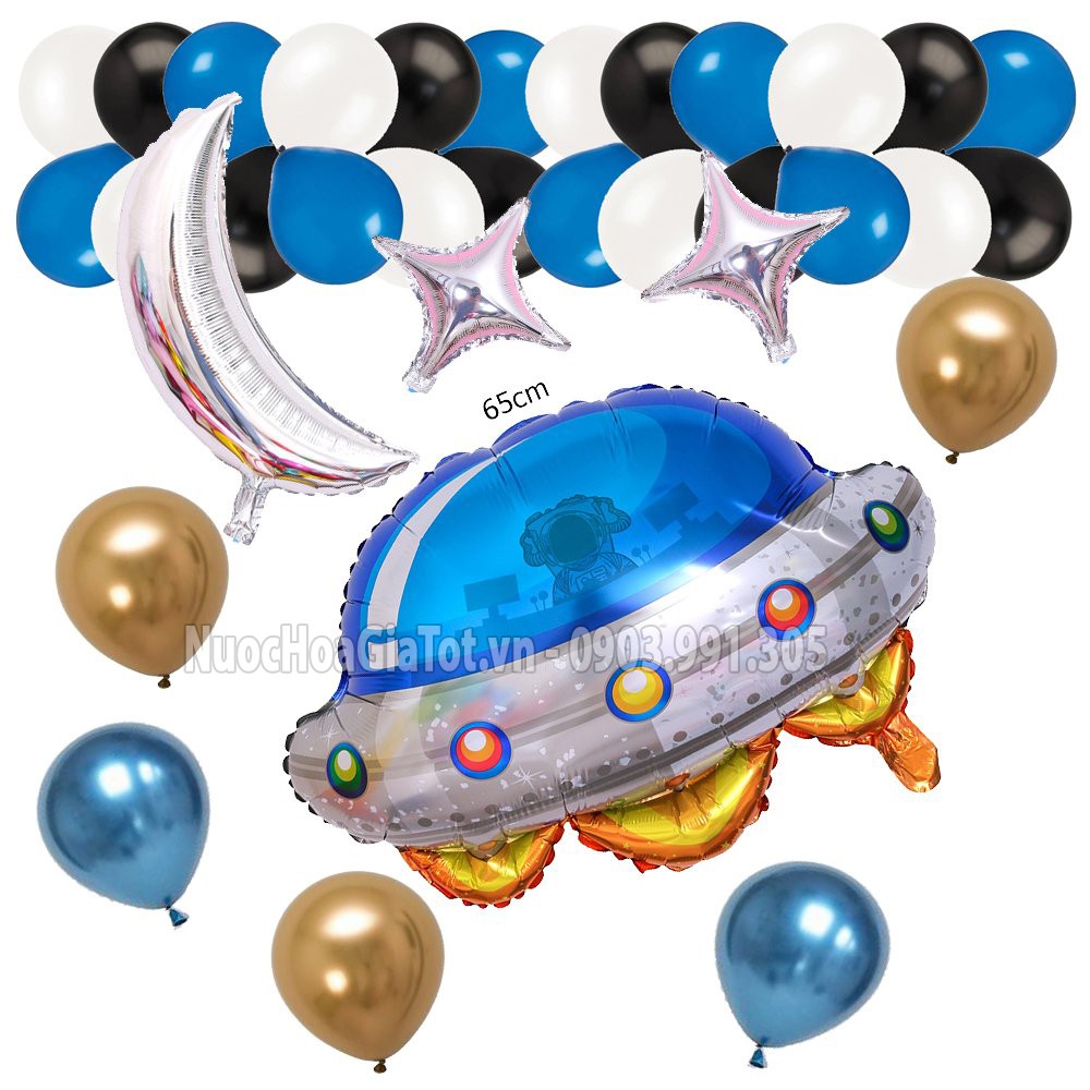 Set bong bóng Cá Mập Baby Shark trang trí tiệc sinh nhật sang chảnh bé trai gái nam nữ
