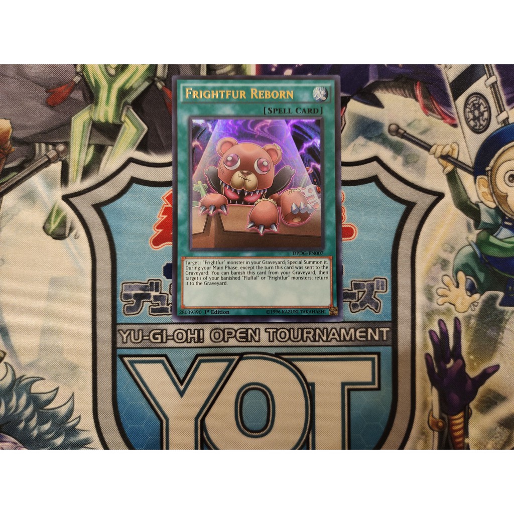 Thẻ bài Yugioh chính hãng Frightfur Reborn - DPDG-EN007 - Ultra Rare 1st Edition