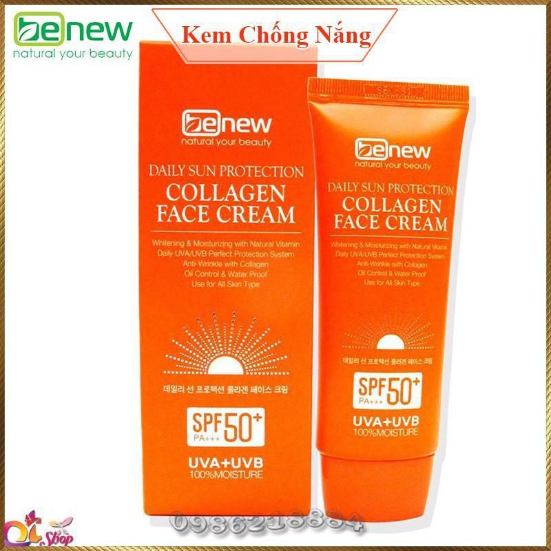 Kem chống nắng cho da mặt Collagen Face Cream Benew CFS99