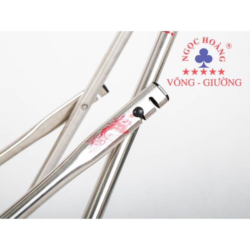 Khung Võng Xếp INOX Ngọc hoàng (Thuyên Rồng). Võng INOX 304. không kèm lưới