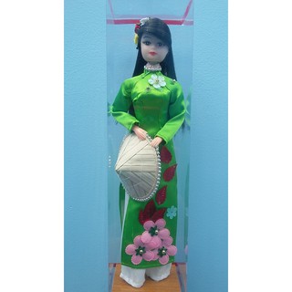 BÚP BÊ NHUNG XANH LÁ