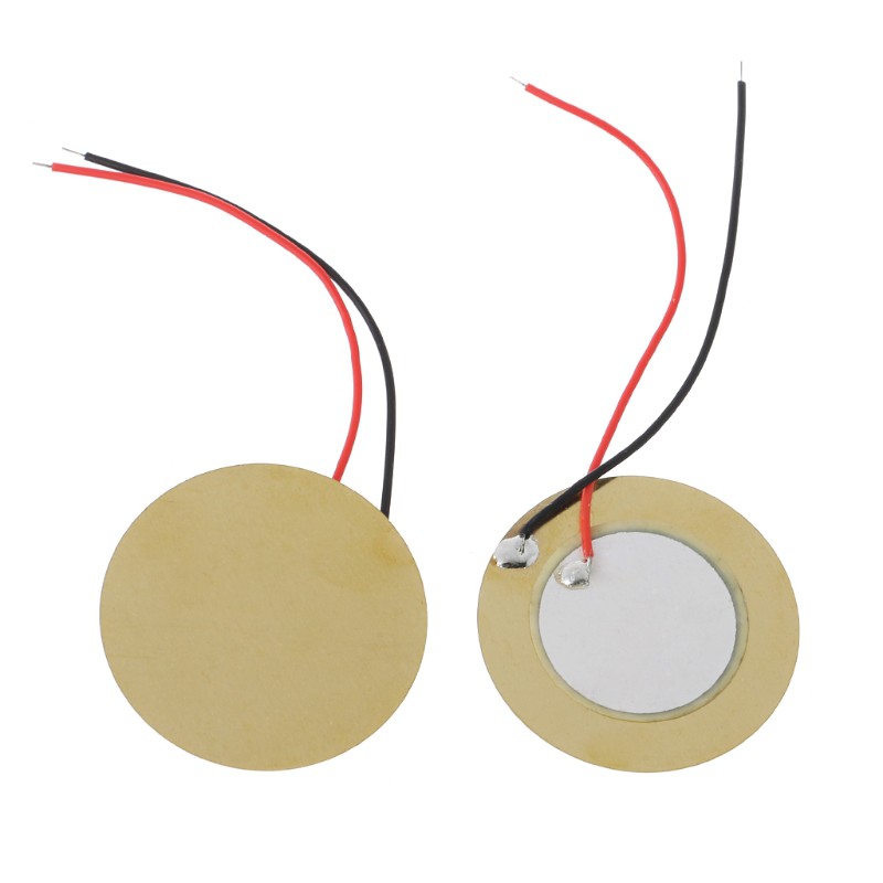 Bộ 10 đĩa piezo 35mm có dây chuyên dùng cho loa cảm biến rung