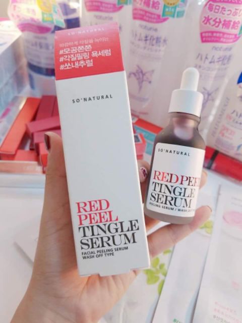 Red peel tingle serum sạch mụn sạch thâm